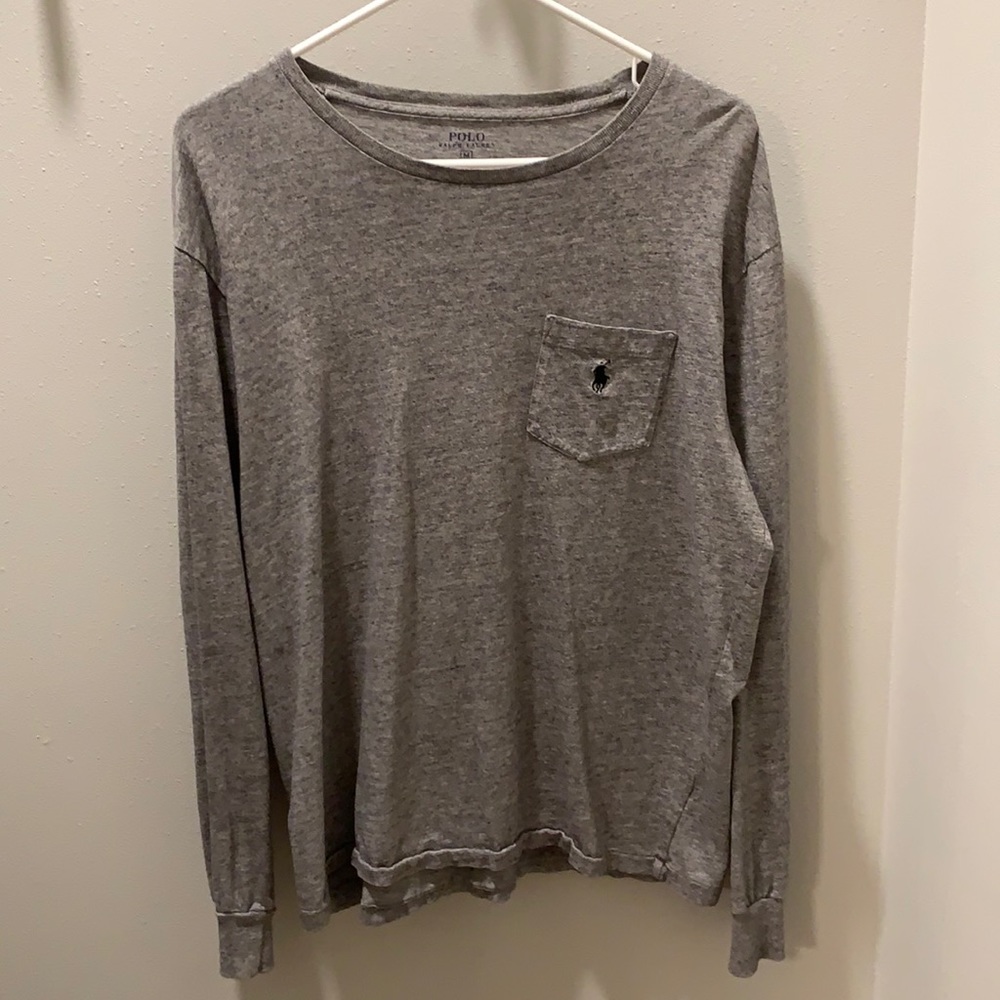 Men’s long sleeve polo t shirt